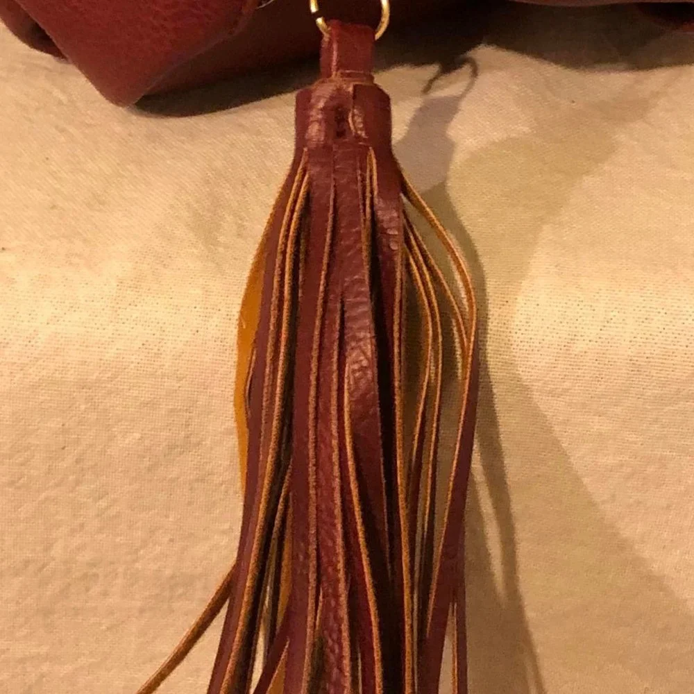 NWT Massini Maroon Hobo/Handbag